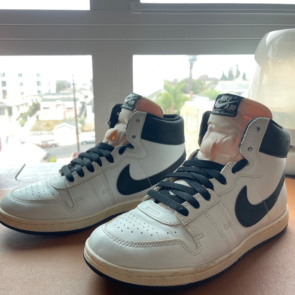 Nike Jordan Air Ship PE Sp A Ma Maniere White Black 2023 Size 8 Authentic Rare